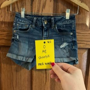 AE shortie shorts